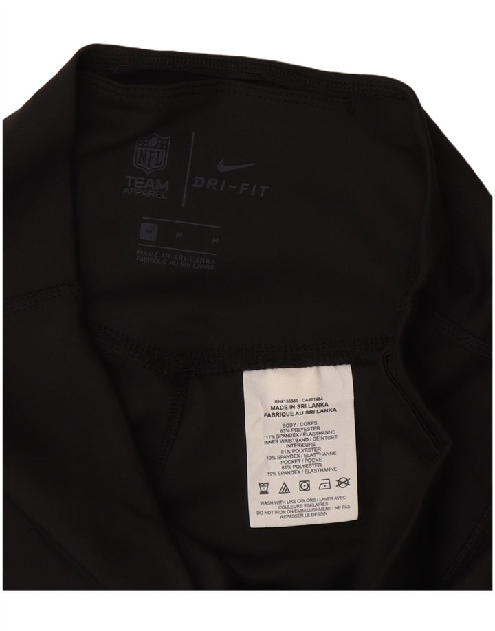 NIKE Legging Green Bay Packers pour femme UK 12 Noir moyen colour block