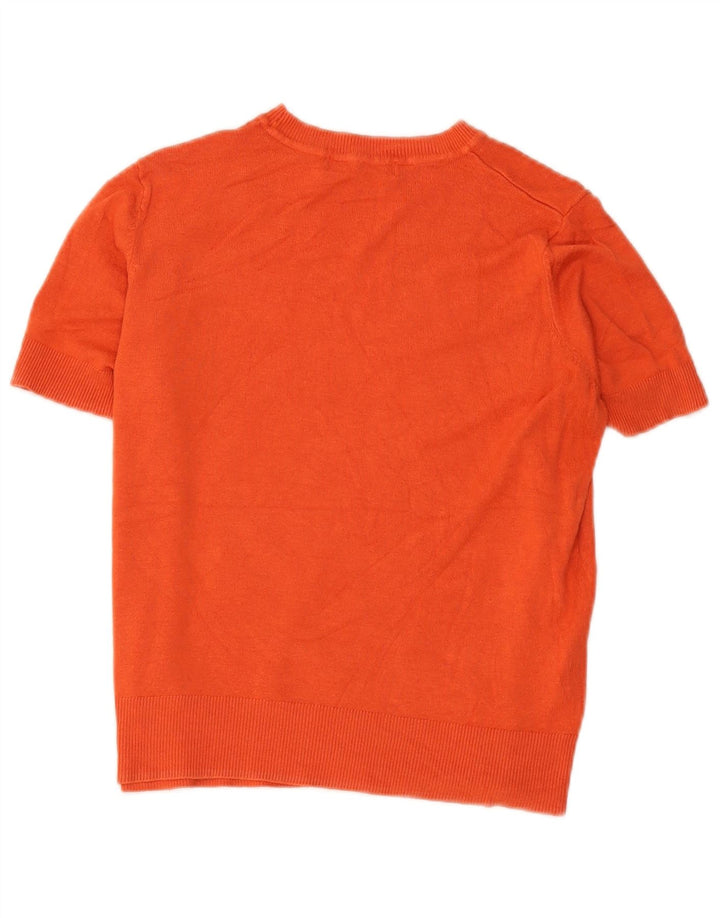 Marks & Spencer T-shirt court pour femme UK 14 Viscose rouge moyen