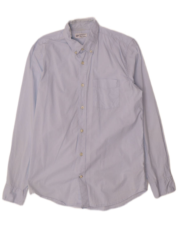 Gap Chemise Slim Fit Homme Bleu Moyen Coton