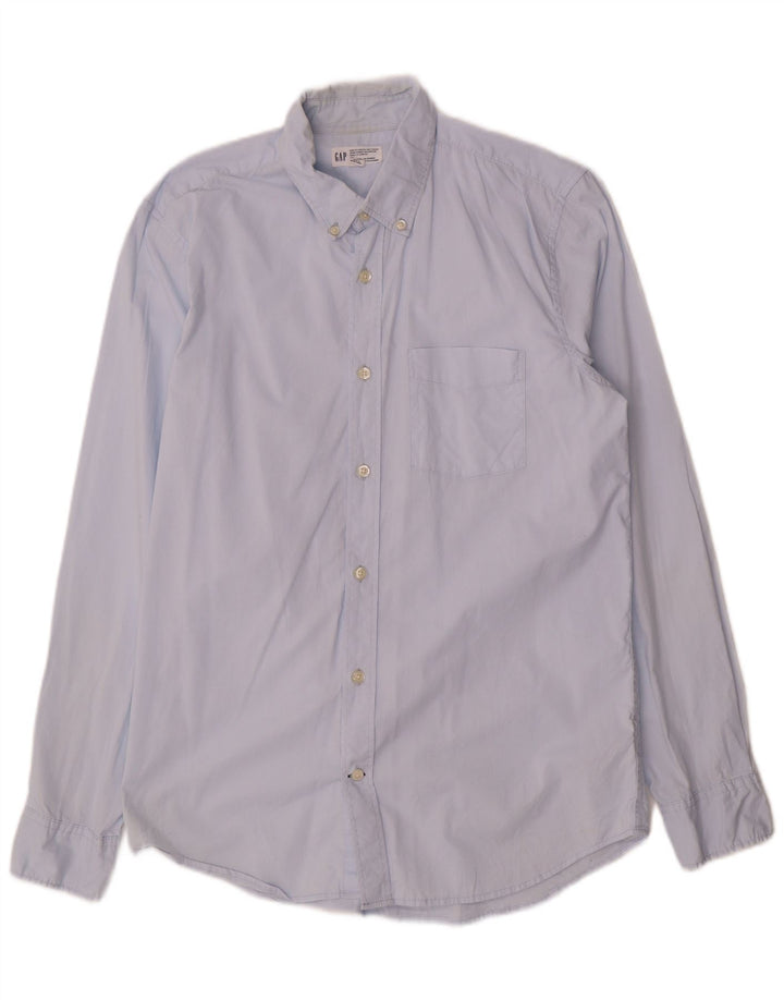 Gap Chemise Slim Fit Homme Bleu Moyen Coton