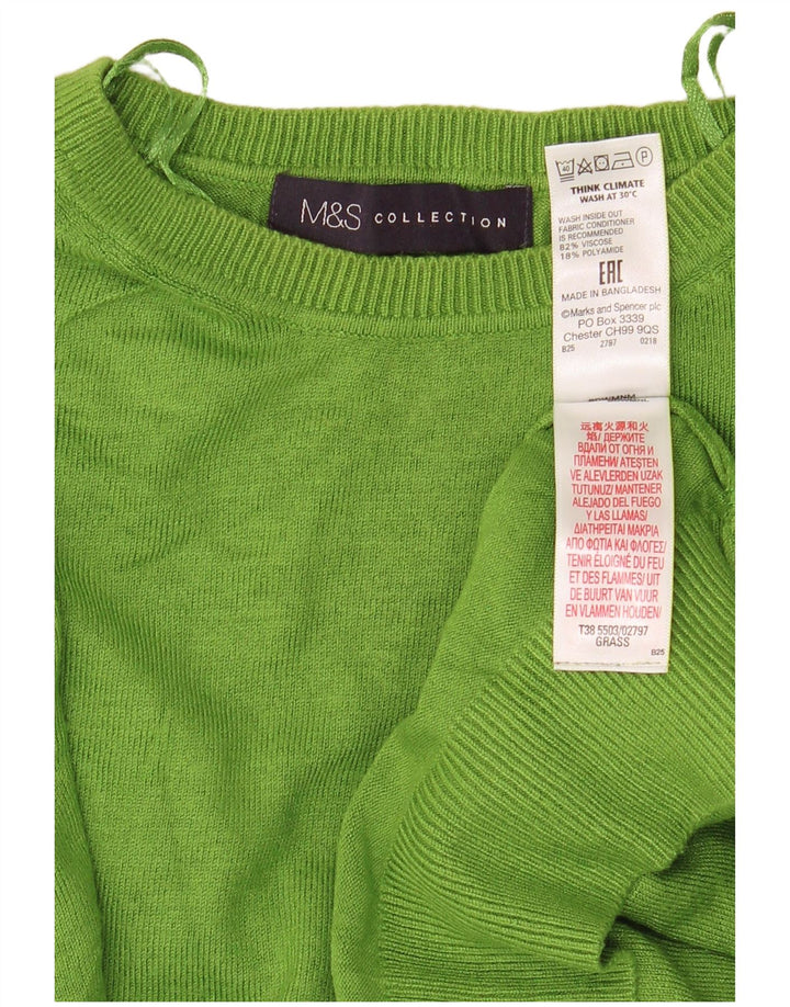 Marks & Spencer Pull ras du cou pour femme UK 14 Vert moyen