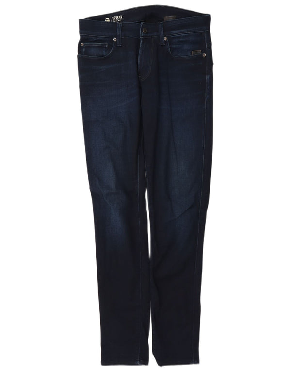 G-Star Femme Revend Super Slim Jeans W29 L32 Bleu Marine Coton