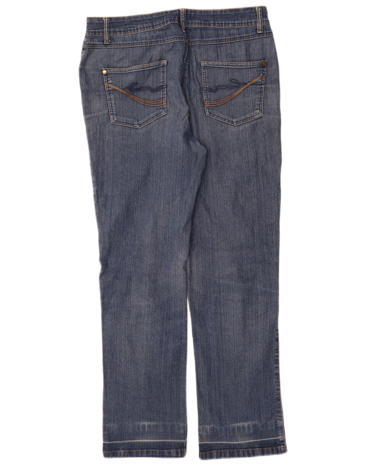 M&Co Jean droit pour femme UK 12 Medium W32 L30 Bleu
