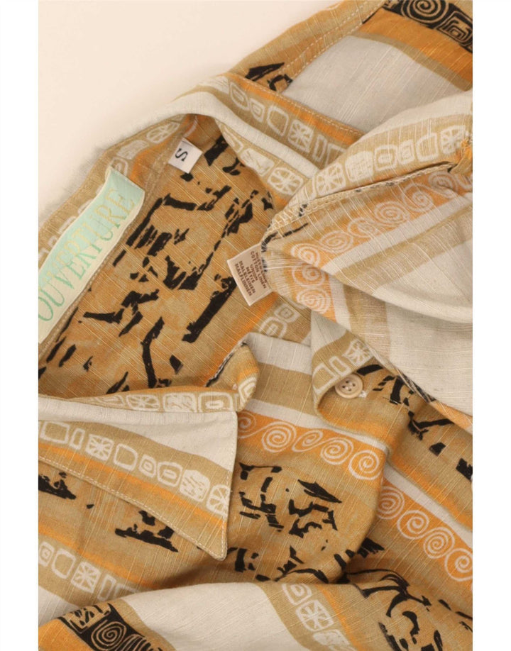 Chemise Homme Vintage Petit Coton Rayé Multicolore
