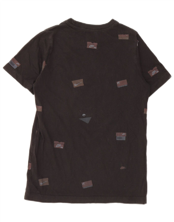 NIKE Haut T-Shirt Graphique Garçon 10-11 ans Coton Noir Moyen