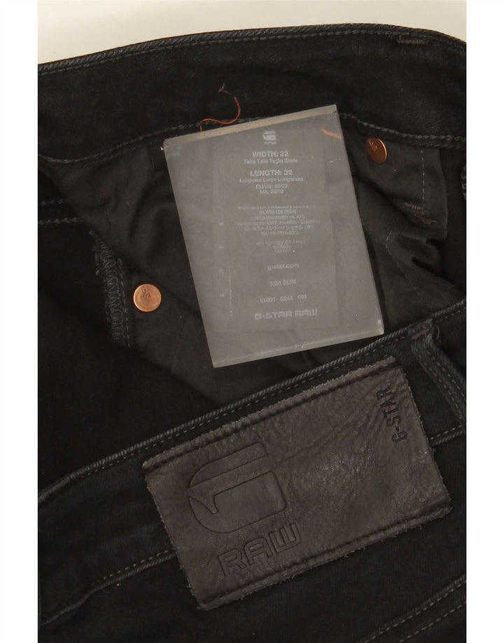 G-Star Jean Slim Homme W32 L32 Noir Coton