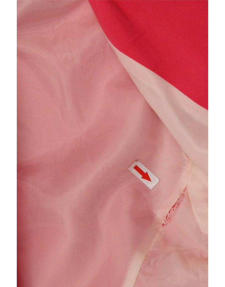 Zara Veste blazer 1 bouton pour femme EU 42 Large Rose