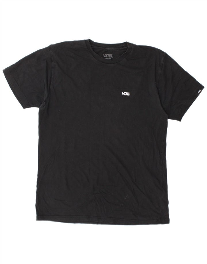 Vans T-shirt coupe classique pour homme en coton noir moyen