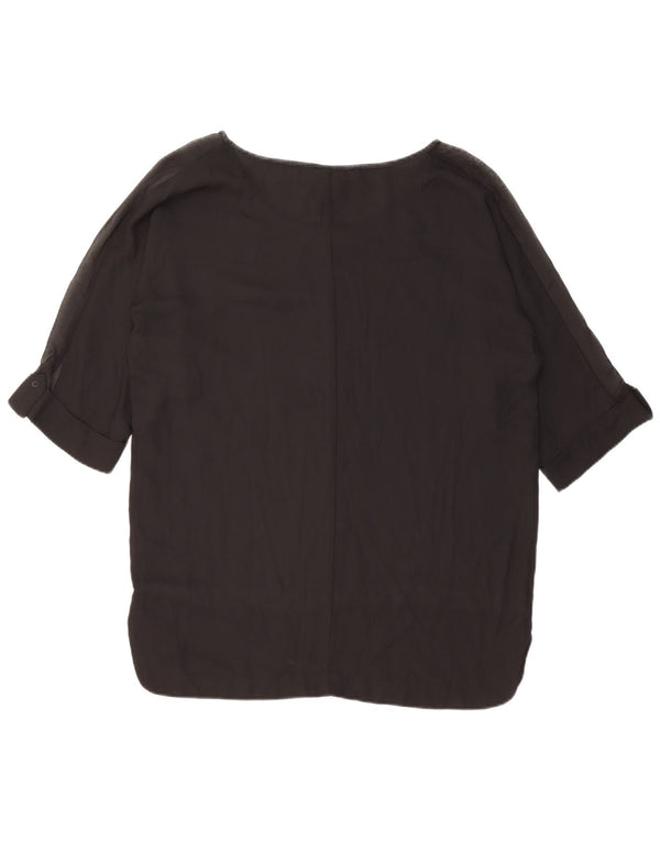 DESIGUAL Chemisier graphique pour femme UK 44 Noir moyen