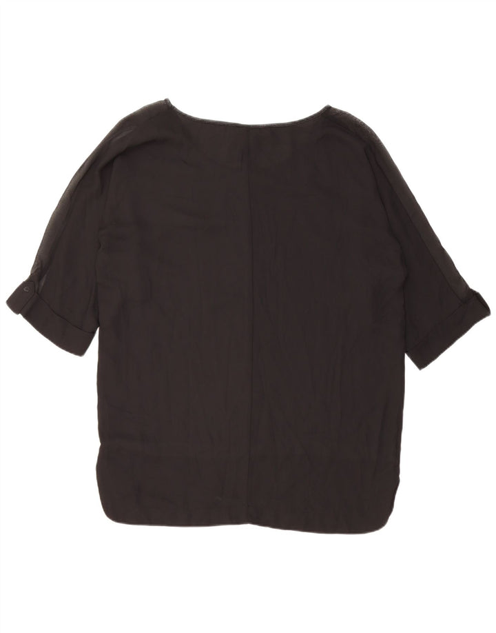 DESIGUAL Chemisier graphique pour femme UK 44 Noir moyen