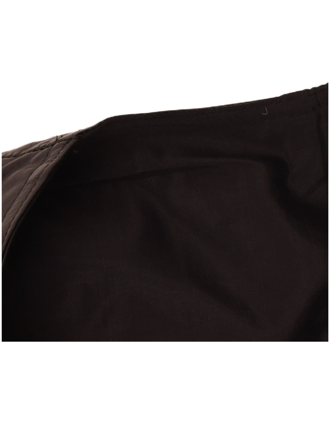 VINTAGE Gilet en cuir pour homme Grand Noir