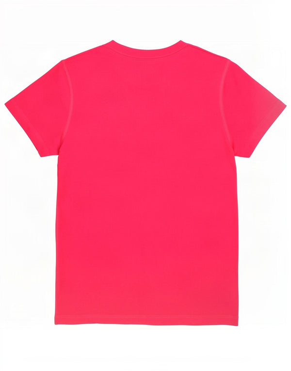 Nike Girls Dri Fit Graphic T-Shirt Top 12-13 Years Large Pink Polyester