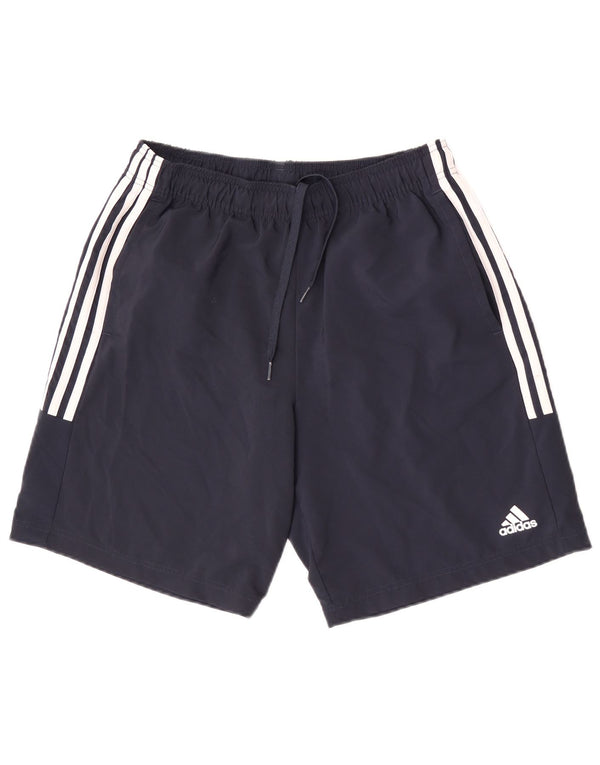 Adidas Short de sport pour homme Bleu marine moyen Polyester