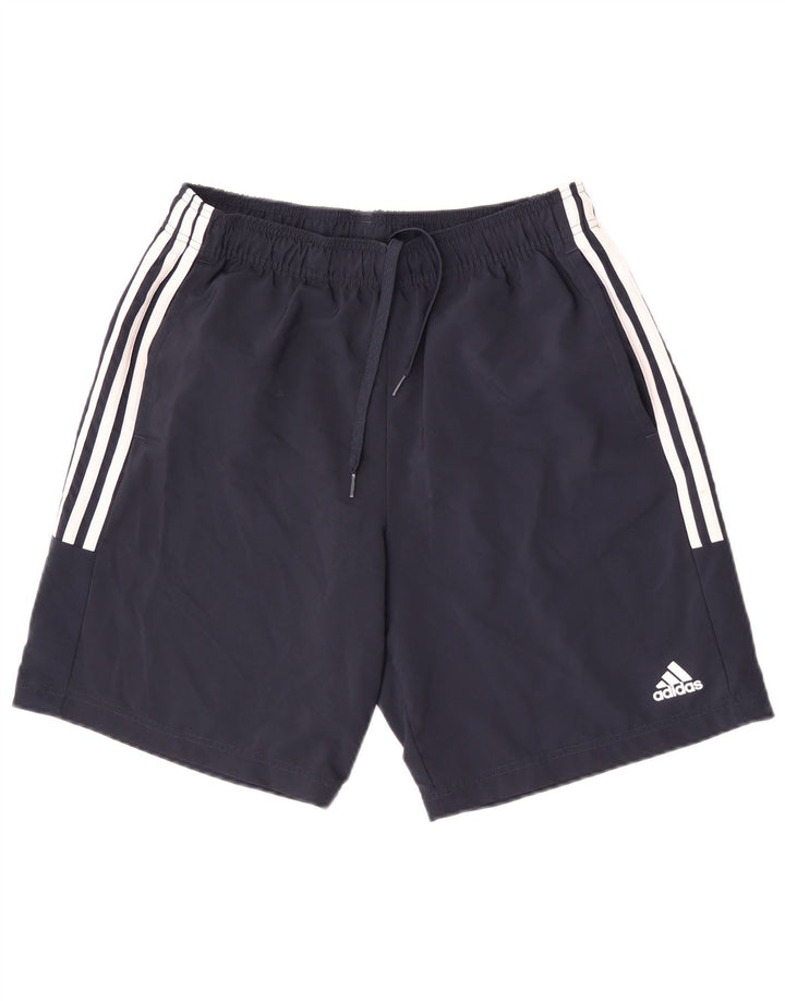 Adidas Short de sport pour homme Bleu marine moyen Polyester