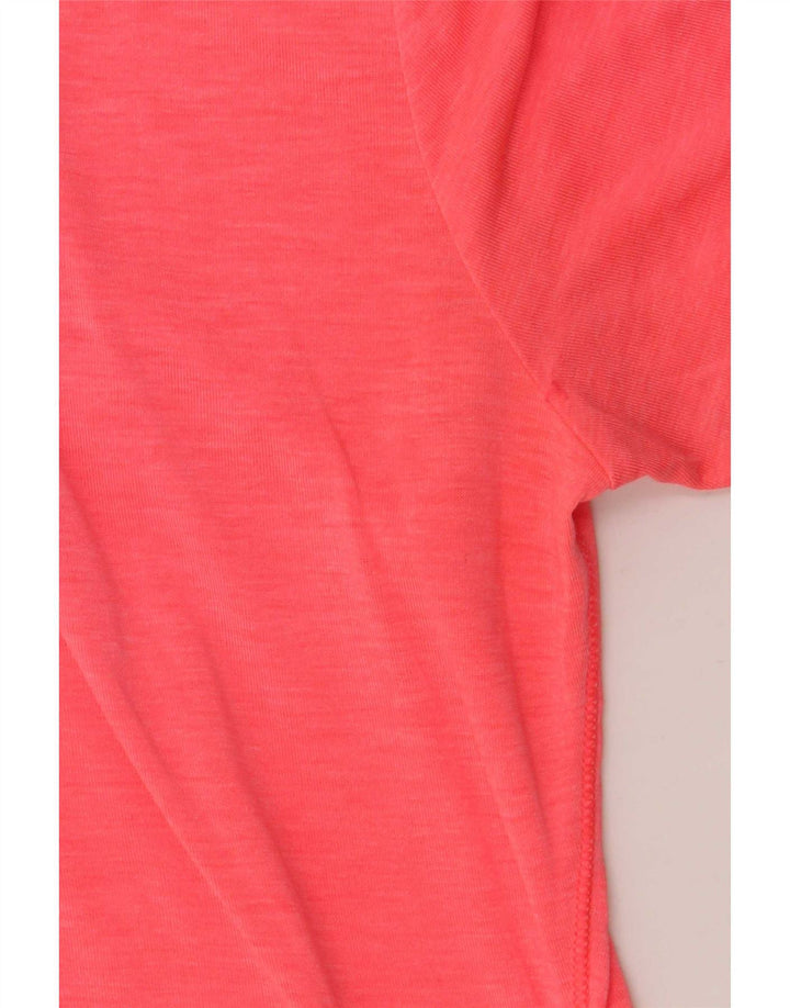 Adidas Polo Femme UK 10 Petit Rose Polyester