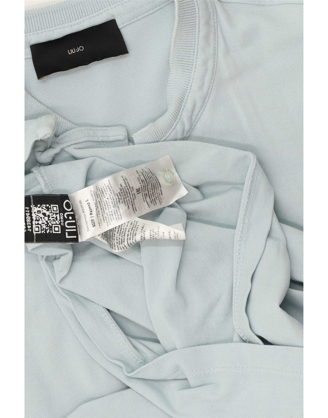 Liu Jo T-Shirt Homme Top Large Bleu Coton