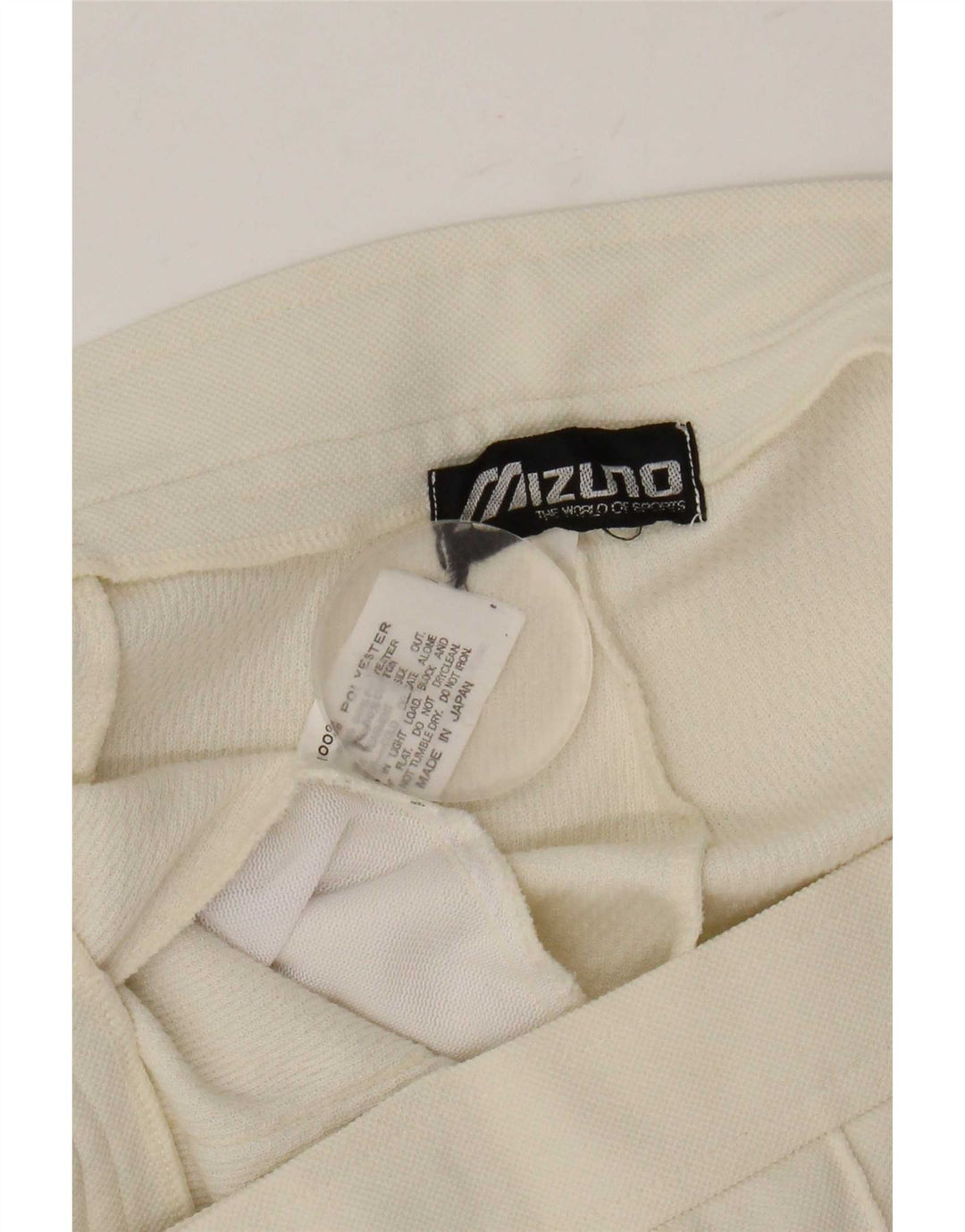 Mizuno Pantalon décontracté droit pour homme W32 L32 Blanc Polyester