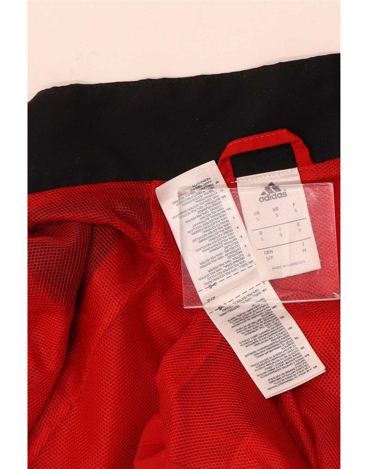 Adidas Veste de survêtement pour homme Petit Rouge Colorblock Polyester