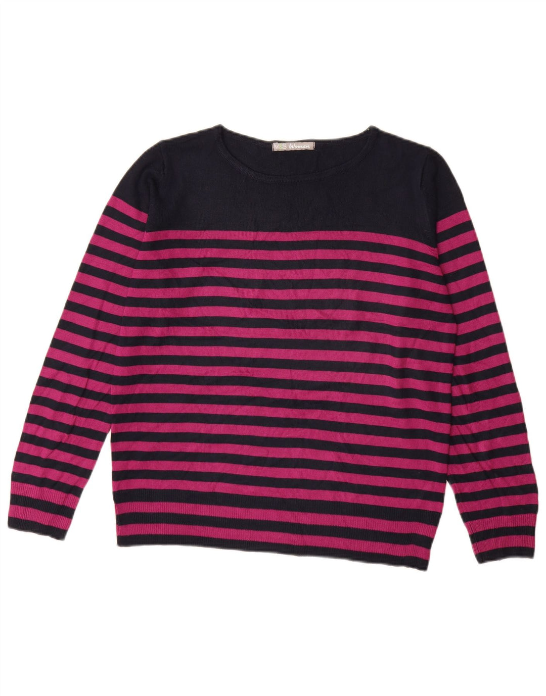 MARKS & SPENCER Pull col bateau pour femme UK 14 Violet moyen