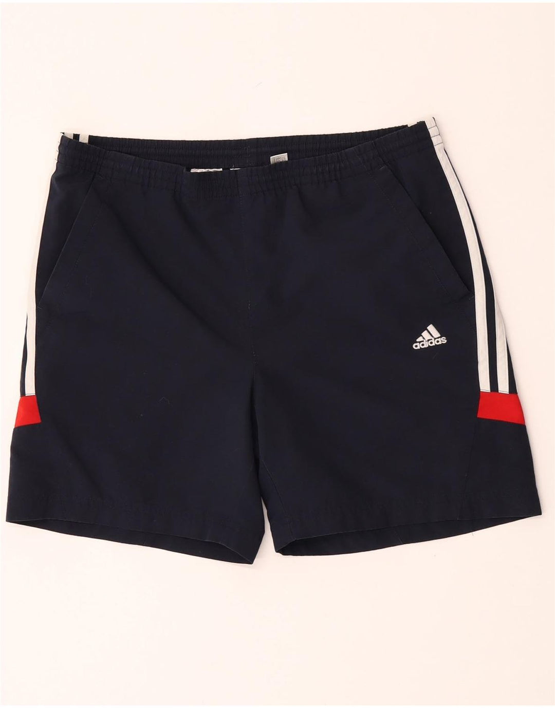 Adidas Short de Sport Garçon 13-14 Ans Bleu Marine Polyester