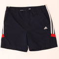 Adidas Short de Sport Garçon 13-14 Ans Bleu Marine Polyester