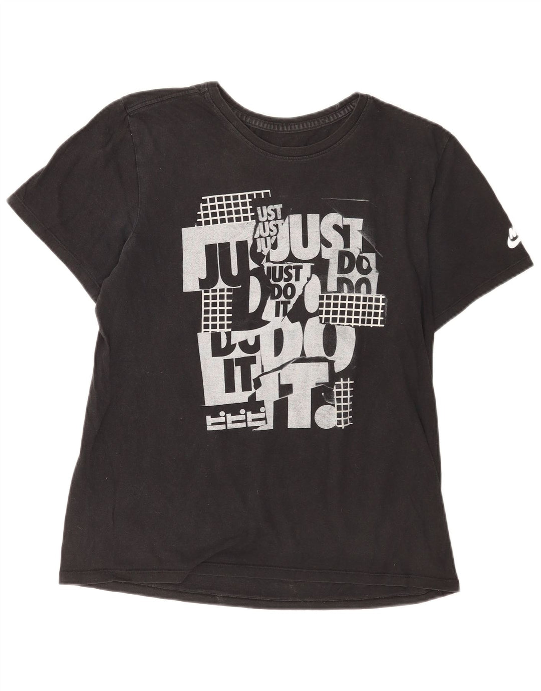 Nike Hommes Athletic Cut Graphic T-Shirt Haut Noir Moyen Coton