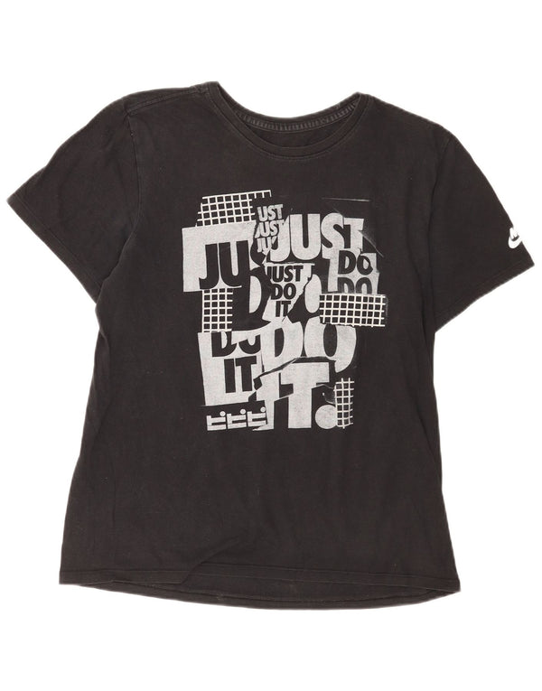 Nike Hommes Athletic Cut Graphic T-Shirt Haut Noir Moyen Coton