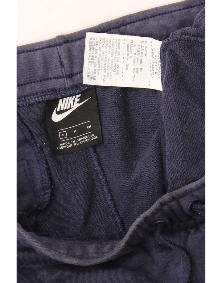 Nike Pantalon de survêtement pour homme Petit en coton bleu marine