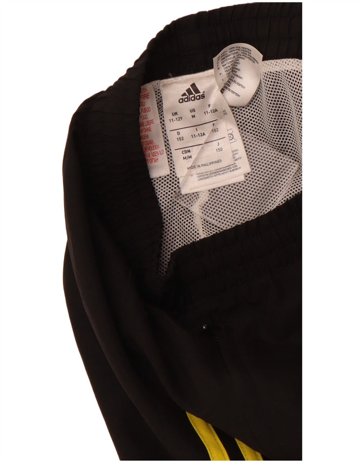 ADIDAS Pantalon de survêtement garçon Joggers 11-12 ans Noir Polyester