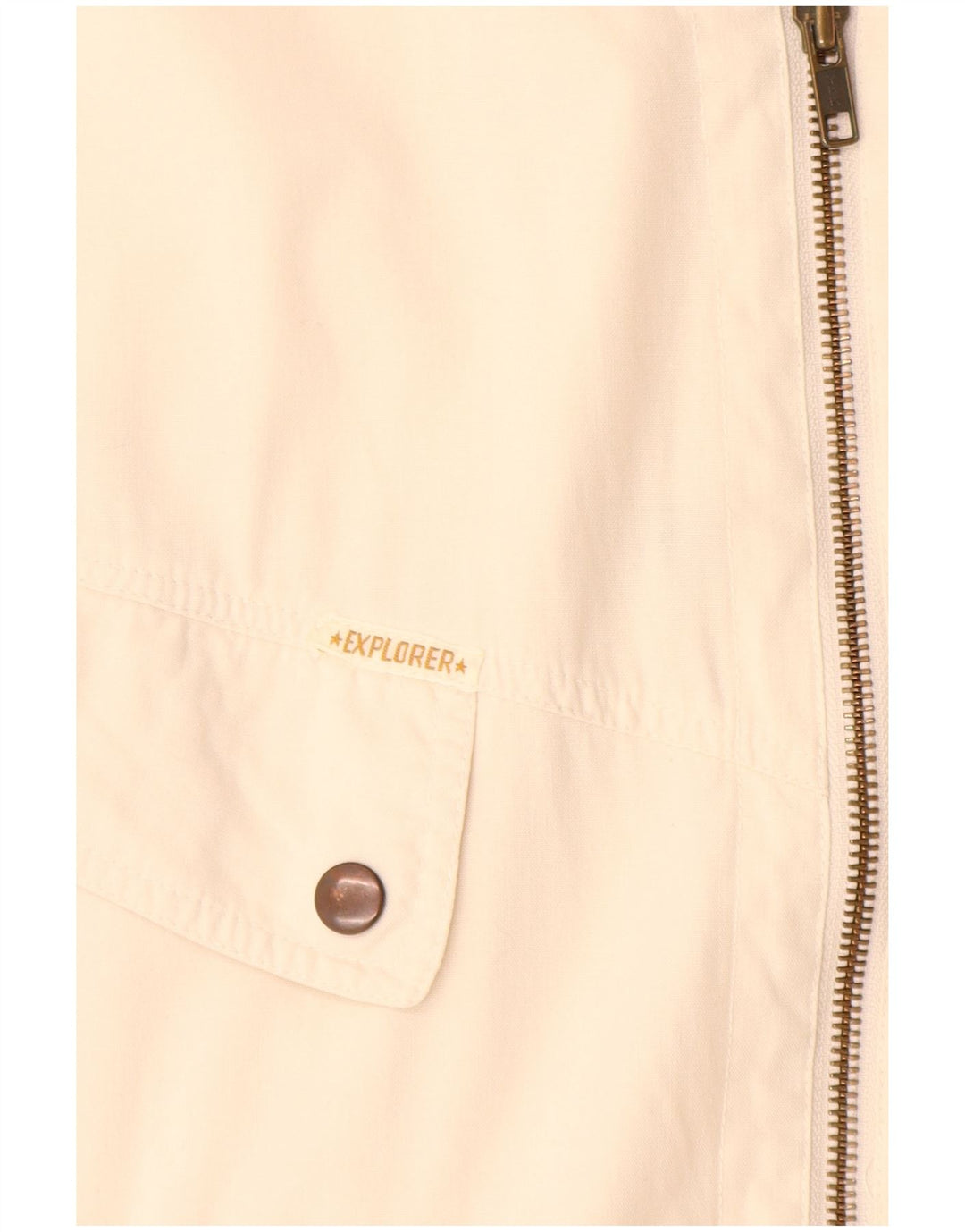 Explorer Gilet utilitaire pour homme UK 38 Medium Off White Coton