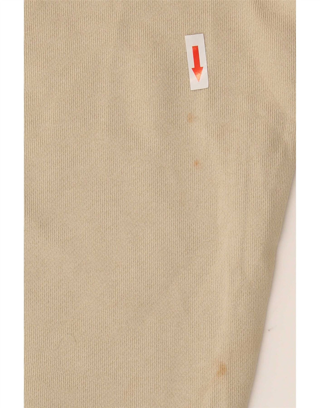 Pantalon De Survêtement Zara Homme Joggers Coton Beige Moyen