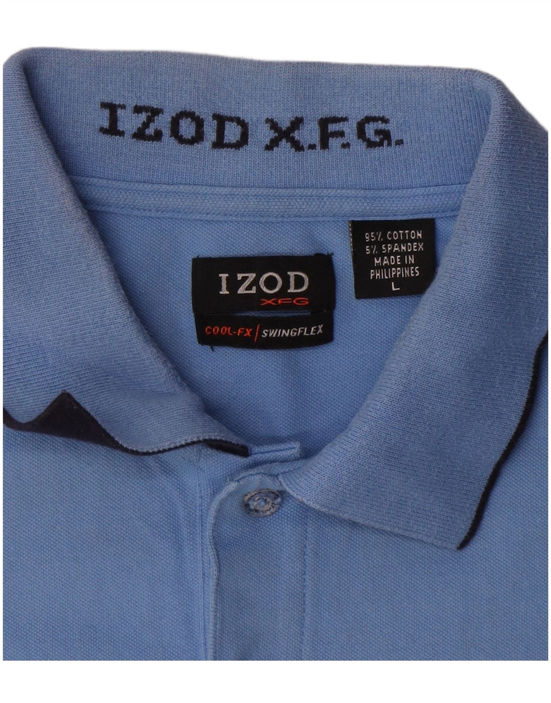 Izod Polo Homme Grand Bleu Coton