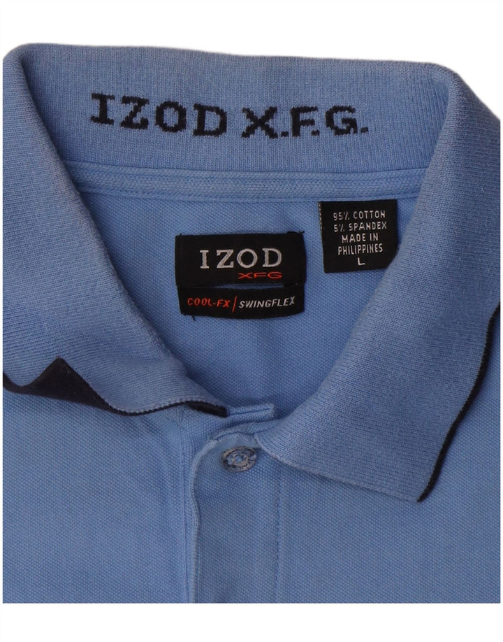 Izod Polo Homme Grand Bleu Coton