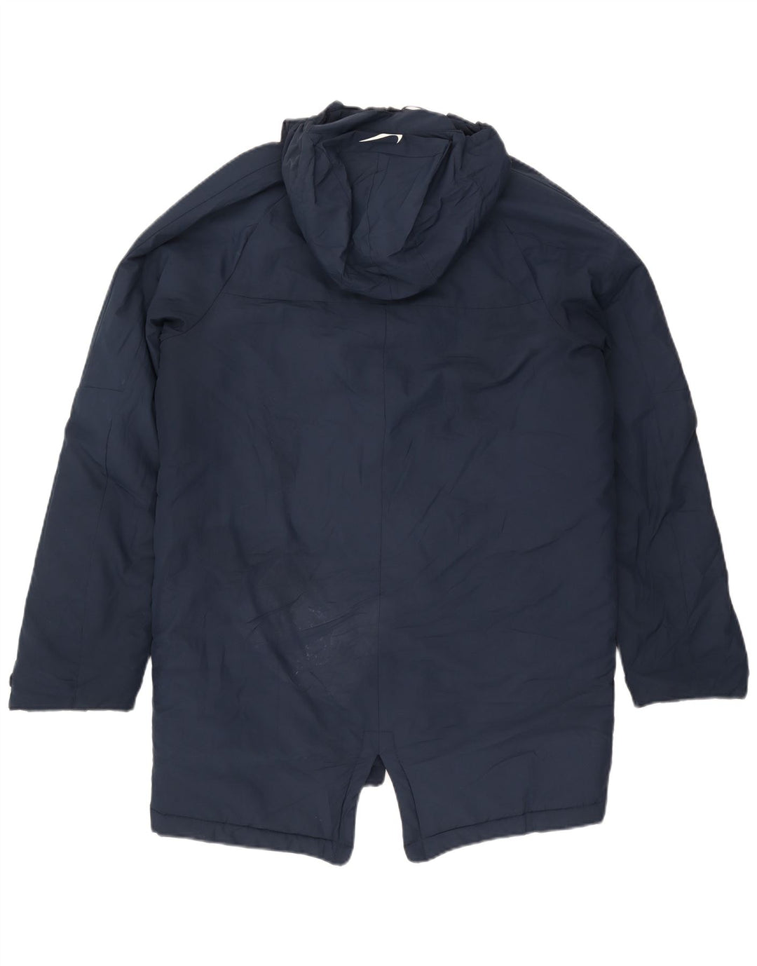 Nike Manteau coupe-vent à capuche pour homme UK 38 Bleu marine moyen Polyester
