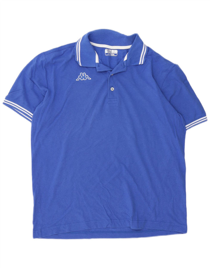 Kappa Polo Homme XL Bleu Coton