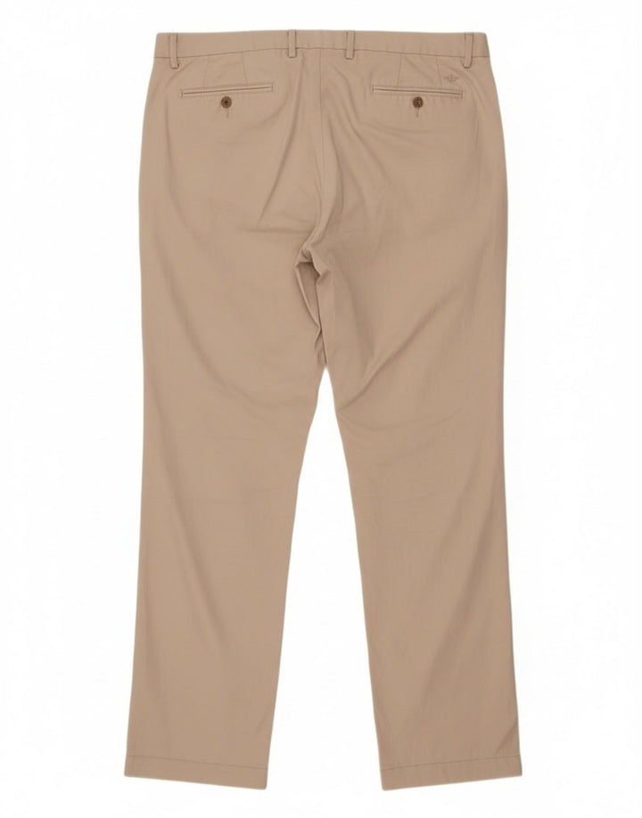 Dockers Pantalon de Costume Droit Homme W38 L33 Coton Beige