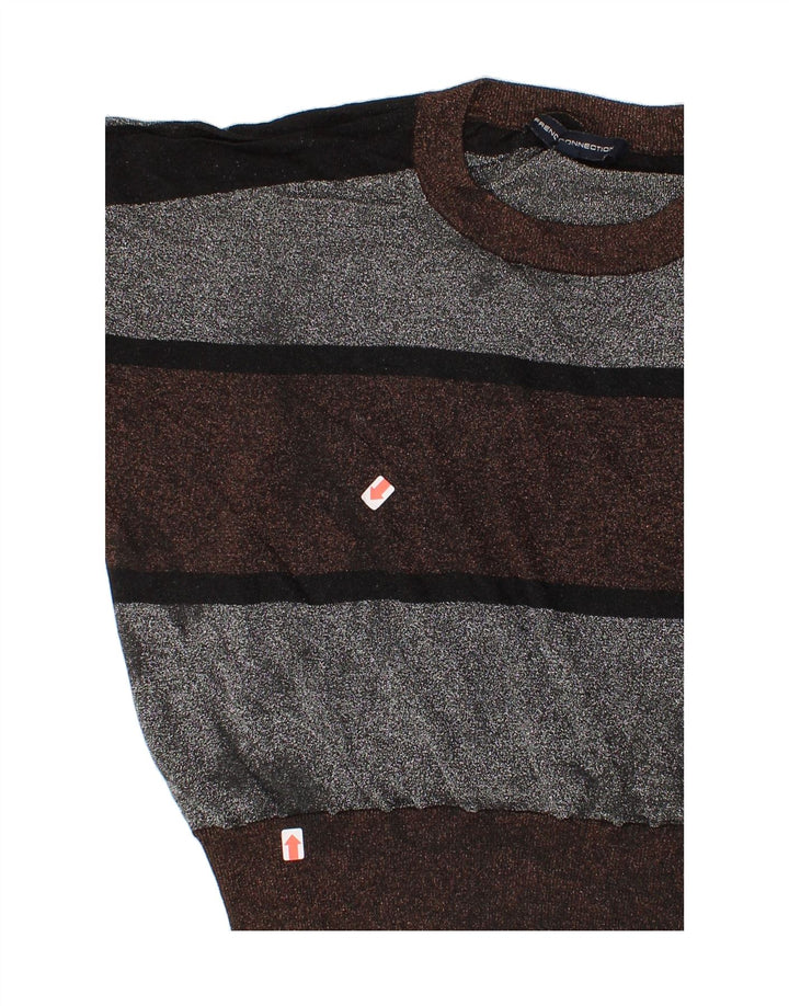 FRENCH CONNECTION Womens Crew Neck Jumper Sweater UK 10 Small Grey Vintage French Connection and Second-Hand French Connection from Messina Hembry 