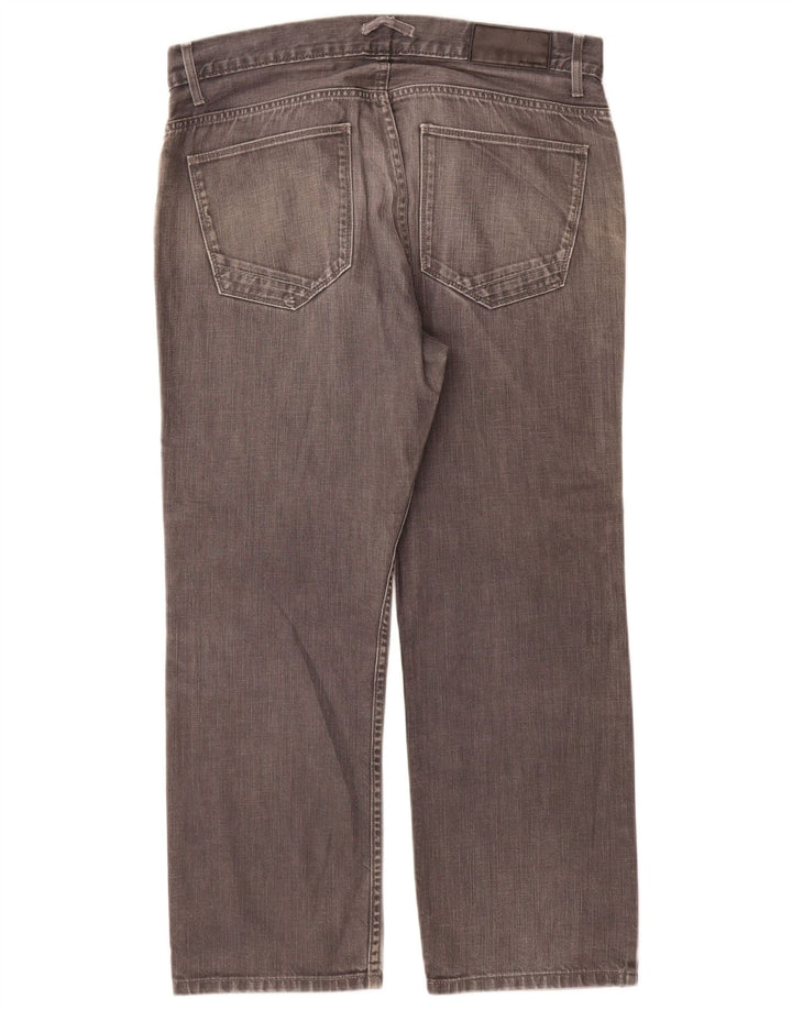 Marks & Spencer Jean droit Autograph homme W36 L29 gris coton
