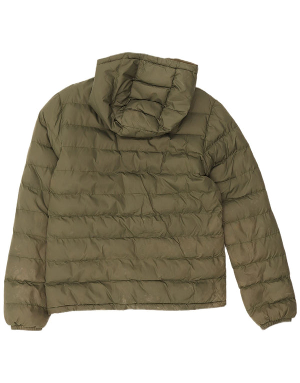Mountain Warehouse Veste matelassée à capuche pour homme UK 36 Small Kaki Polyester