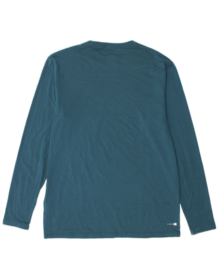 Quiksilver Haut à Manches Longues Homme Bleu Moyen Polyester