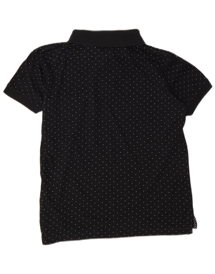 French Connection Polo Homme Petit Noir Coton Taché
