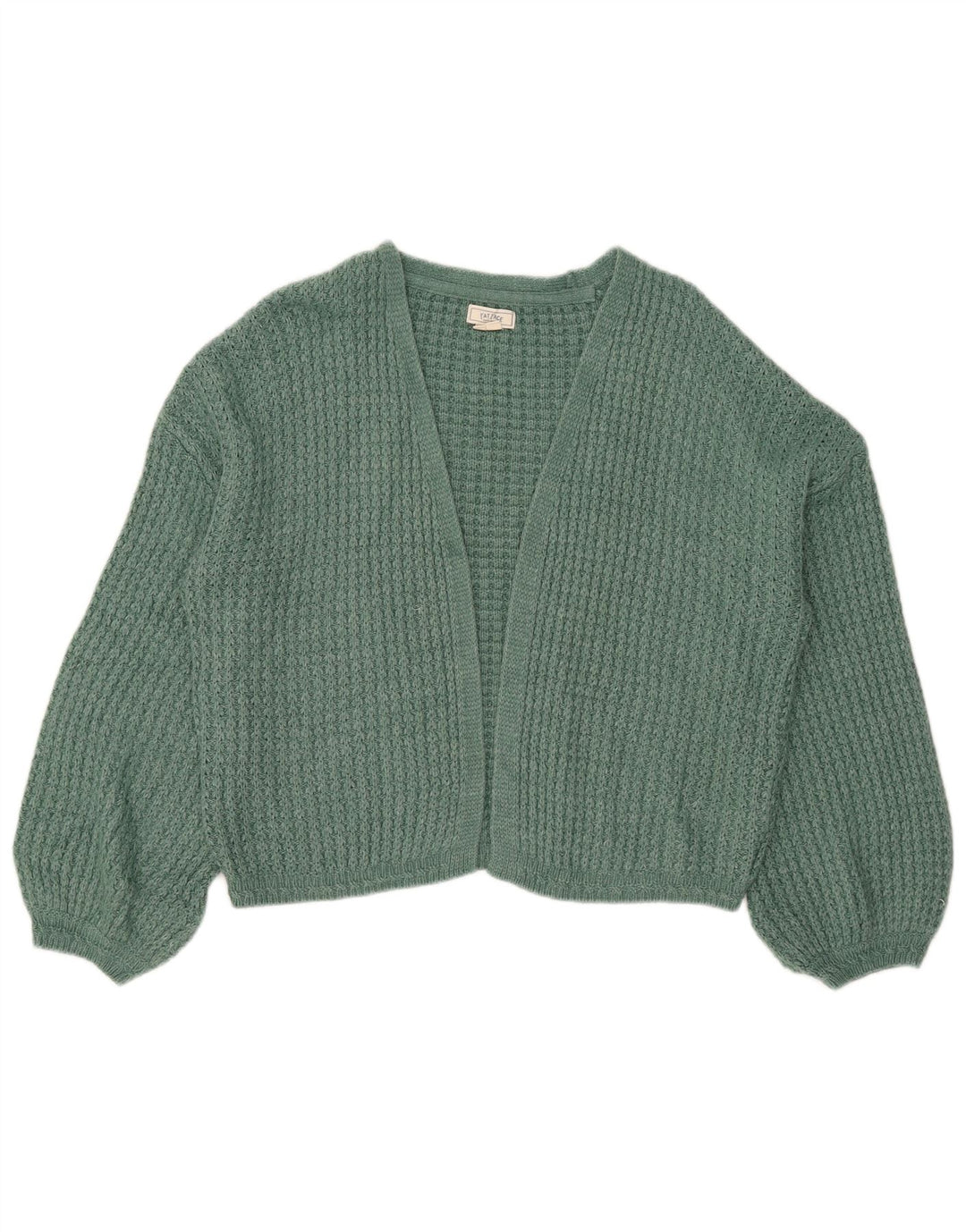 Fat Face Cardigan ouvert surdimensionné pour femme Vert moyen UK 12