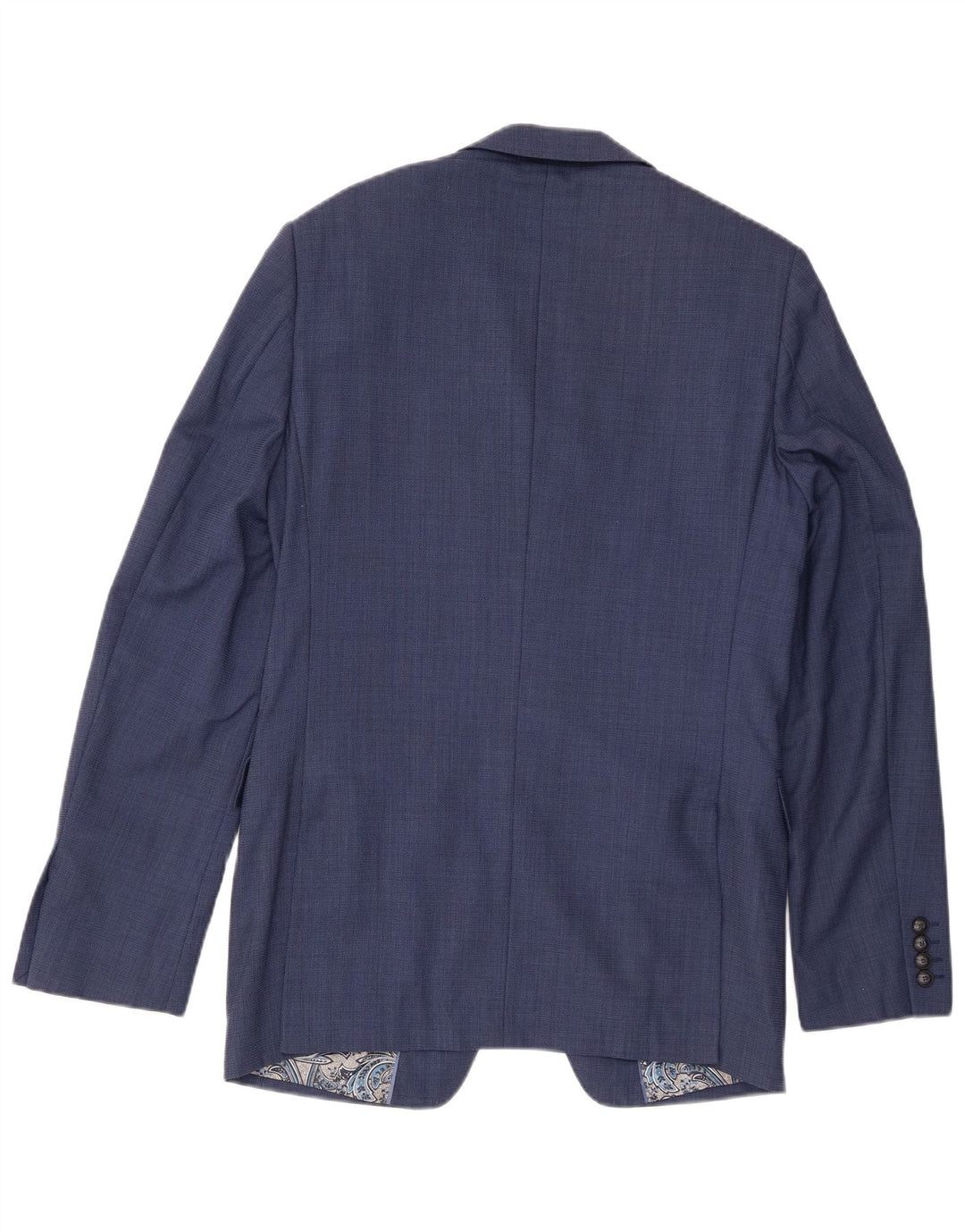 Marks & Spencer Veste blazer à 2 boutons pour homme UK 38 Bleu moyen Laine