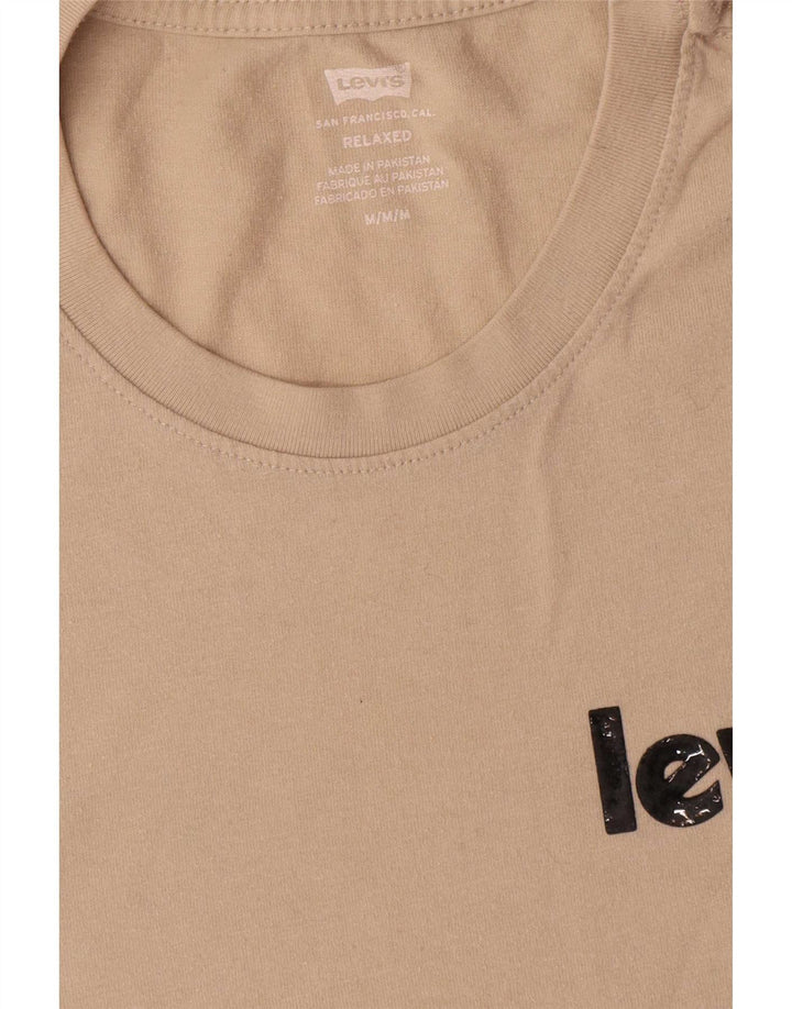 Levi's Tee-Shirt Relaxed Graphic Homme Beige Moyen Coton