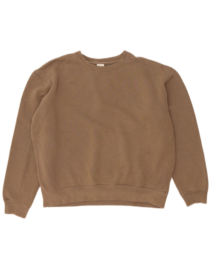 Zara Sweat-shirt pour homme en coton marron Taille L