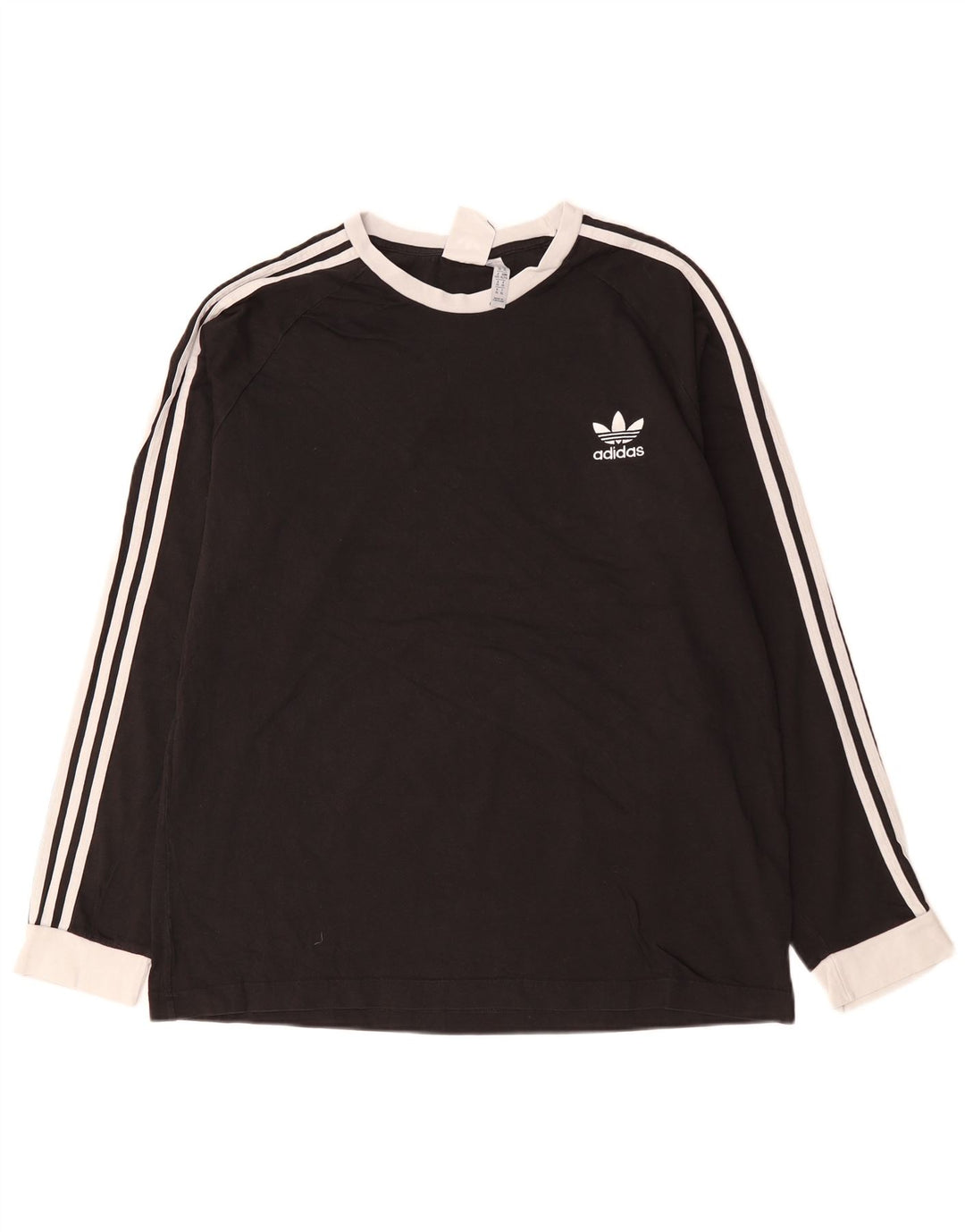 ADIDAS Haut Homme Manches Longues XL Noir Coton
