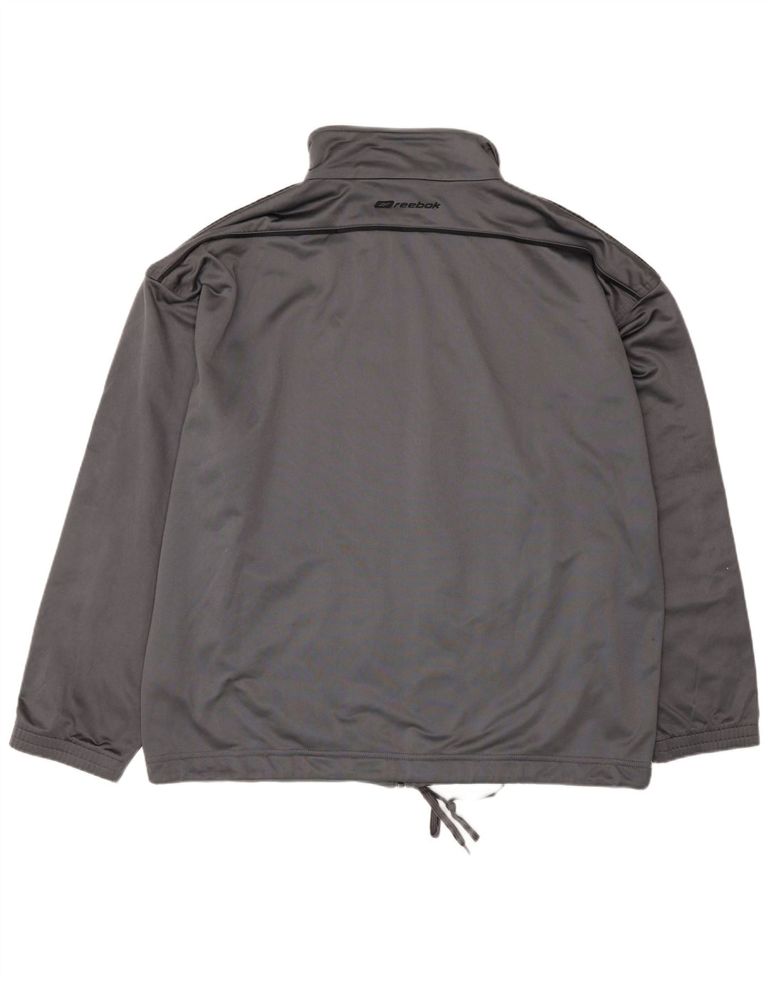 Reebok Veste de Survêtement Homme Gris Moyen Polyester