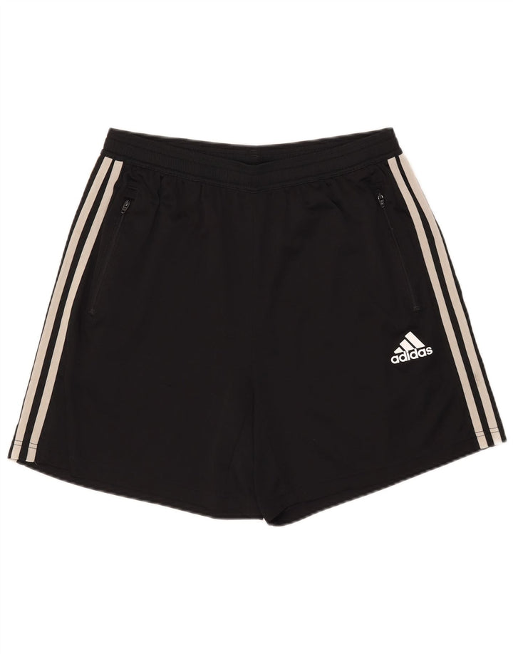Adidas Short de sport Aeroready pour hommes, grand, noir, polyester