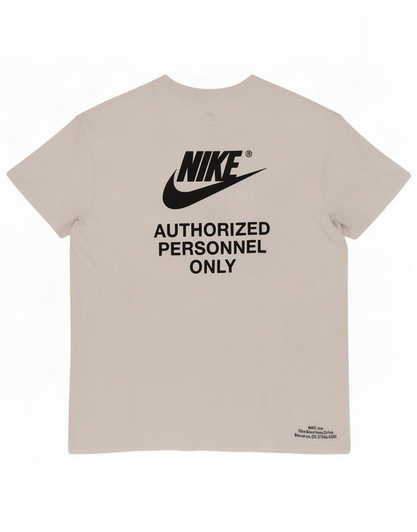 Nike Mens Loose Fit Graphic T-Shirt Top XL Blanc Coton