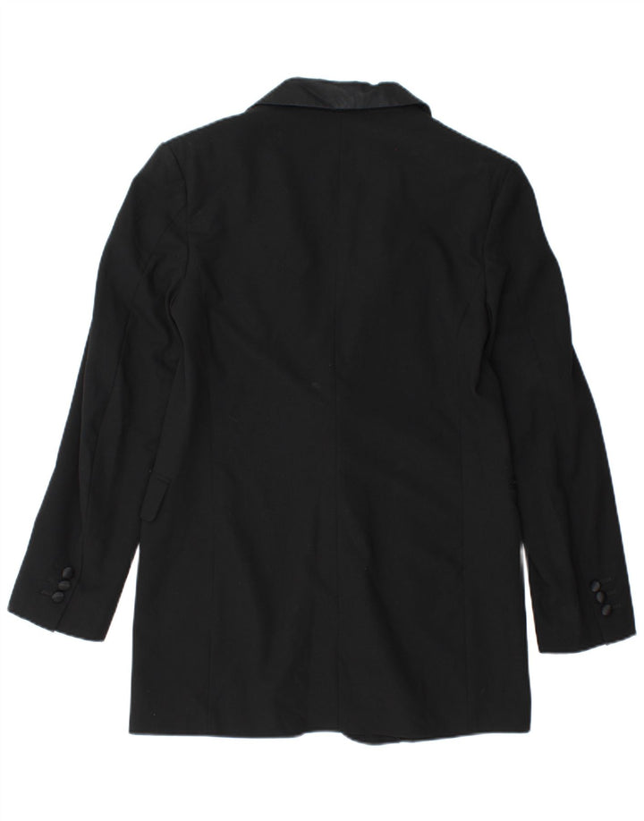 Alberto Biani Veste Blazer 1 Bouton Femme IT 42 Noir Moyen